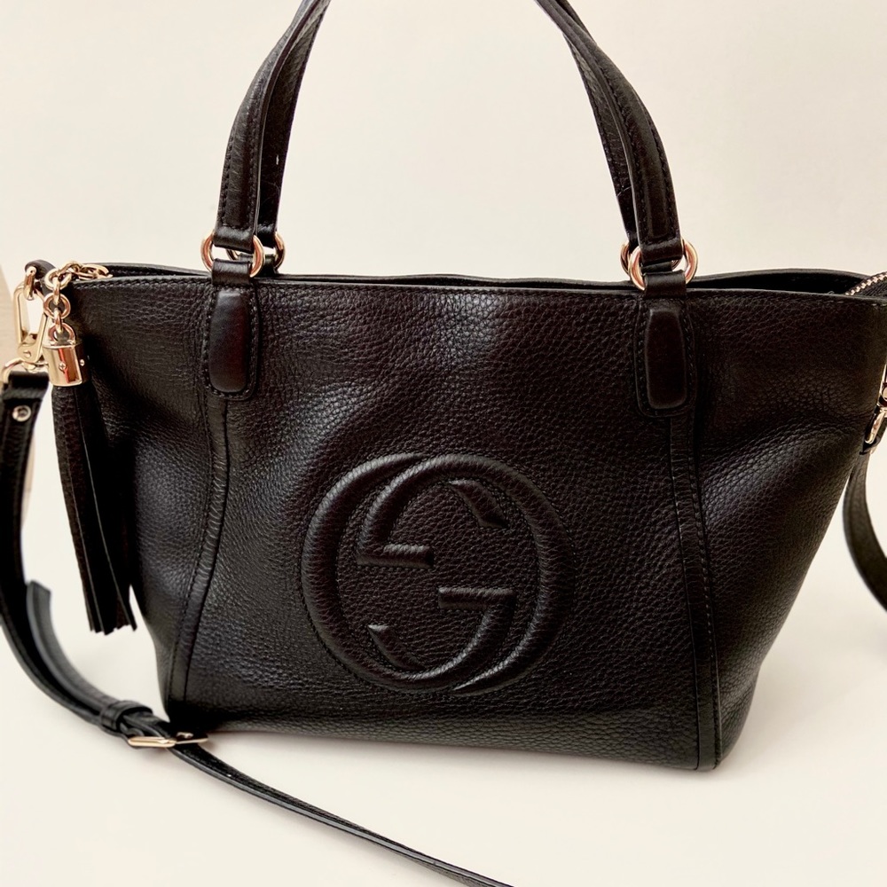 Gucci Black Soho Leather Bag
